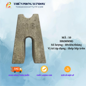 CON KÊ BÊ TÔNG SÀN TRÊN H8 (80mm),40 viên /thùng, sử dụng được 50m2