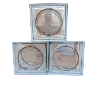 GẠCH KÍNH LẤY SÁNG INDONESIA HỌA TIẾT TRÒN 19*19*8CM