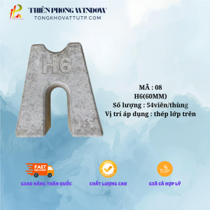 CON KÊ BÊ TÔNG SÀN TRÊN H6 (60mm),54 viên /thùng, sử dụng được 50m2