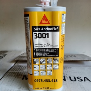 Sika Anchorfix 3001 | Keo neo cấy thép epoxy