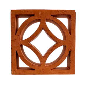 GẠCH BÔNG GIÓ ĐẤT NUNG MẪU 006 20*20*6CM