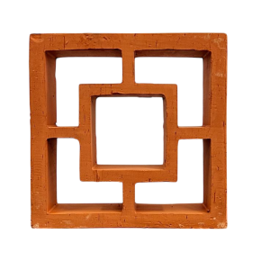 GẠCH BÔNG GIÓ ĐẤT NUNG MẪU 001 20*20*6CM