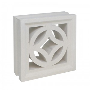 GẠCH BÔNG GIÓ MÀU TRẮNG VINA 014 (19CM*19CM*6.5CM)