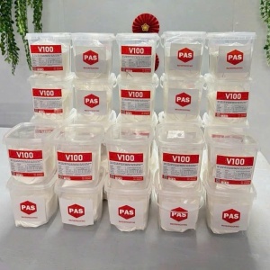 PHỤ GIA PAS V100 TRỘN VỮA BÊ TÔNG CHỐNG NỨT - HỘP 250G ( TRỘN ĐƯỢC 250KG XI MĂNG )