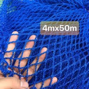 Lưới chống rơi - Lưới bảo vệ - Xanh dương khổ 4mx50m