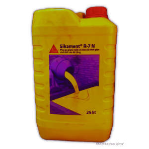 Sikament r7n (25 lít) : phụ gia giảm nước và kéo dài thời gian ninh kết cho bê tông