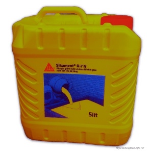 Sikament r7n (5 lít) : phụ gia giảm nước và kéo dài thời gian ninh kết cho bê tông
