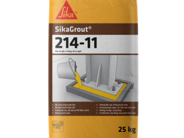 Sikagrout 214-11-25Kg Vữa rót gốc xi măng không co ngót
