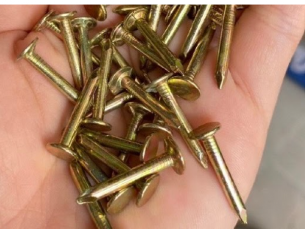   ĐINH THÉP VÀNG ĐÓNG LƯỚI 3P