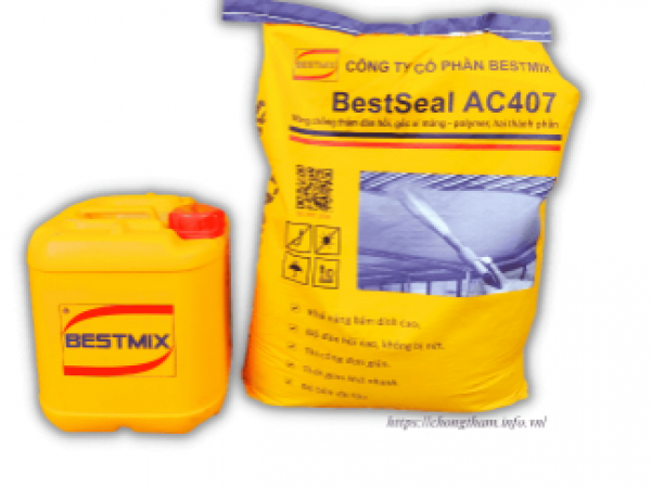 Bestseal AC407 | Màng chống thấm đàn hồi, gốc xi măng-polymer, hai thành phần