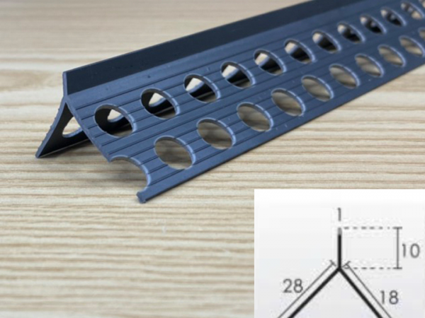 NẸP TẠO GÓC A2 (18-28-10 mm) - NẸP NHỰA TRÁT TƯỜNG - NẸP TRÁT GÓC TƯỜNG