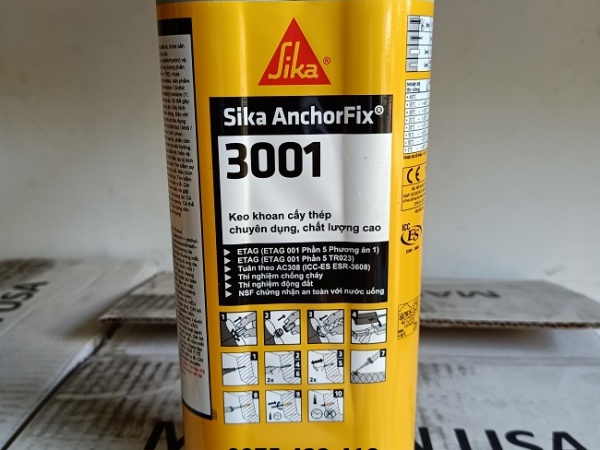 Sika Anchorfix 3001 | Keo neo cấy thép epoxy