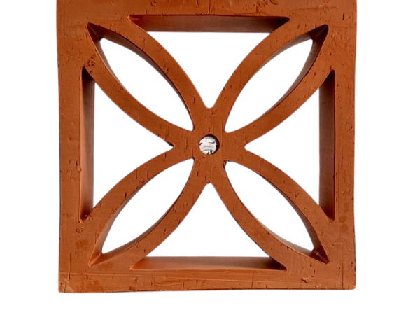 GẠCH BÔNG GIÓ ĐẤT NUNG MẪU 008 20*20*6CM