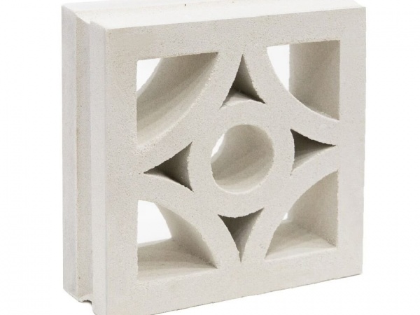 GẠCH BÔNG GIÓ MÀU TRẮNG VN002 (19CM*19CM*6.5CM)