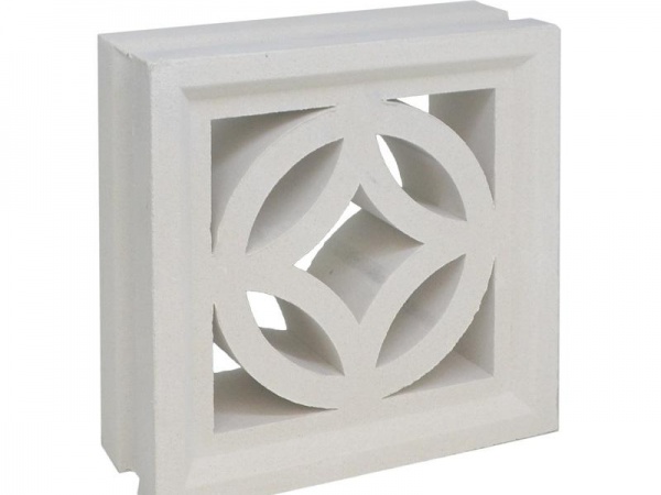 GẠCH BÔNG GIÓ MÀU TRẮNG VINA 014 (19CM*19CM*6.5CM)