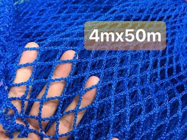 Lưới chống rơi - Lưới bảo vệ - Xanh dương khổ 4mx50m
