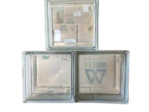 GẠCH KÍNH LẤY SÁNG INDONESIA TRẮNG TRONG SUỐT 19*19*8CM