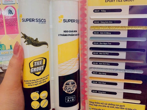 Keo chà ron 2 thành phần cá sấu cao cấp Super SSCG (keo A+B)